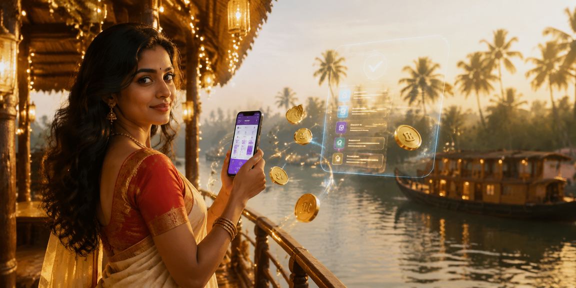 FAQ support illustration Kerala backwaters